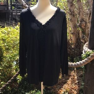 🖤NWT🖤Brand New Black Plus Size Top